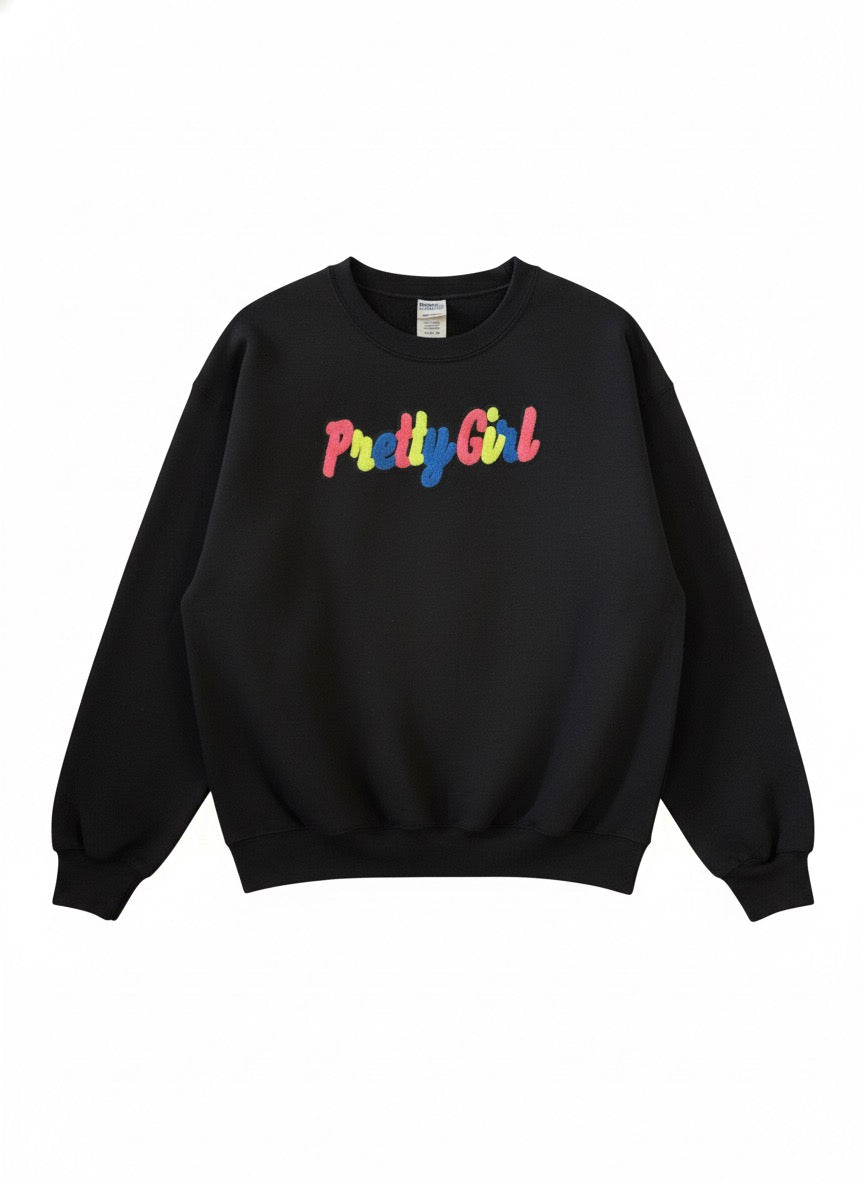 Pretty Girl Sweatshirt Black