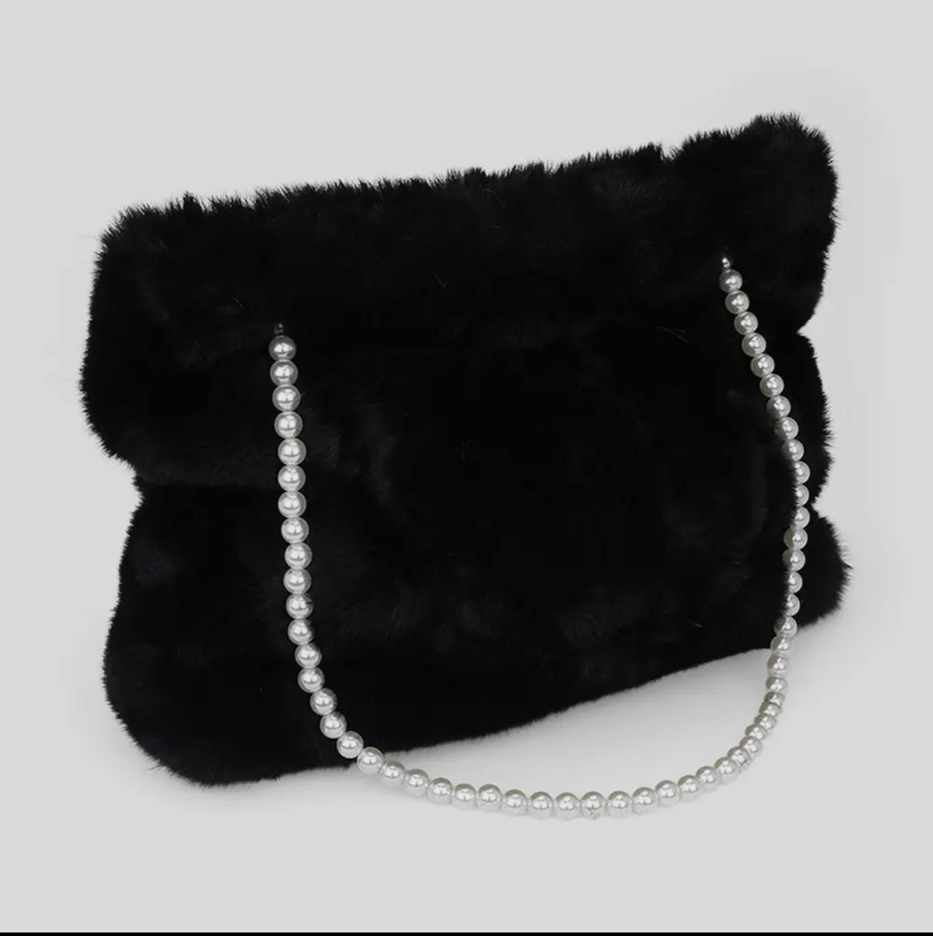 Fur Pearl Bag