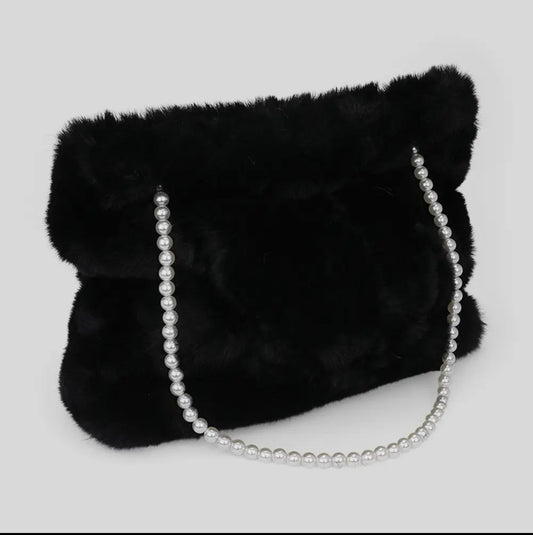 Fur Pearl Bag