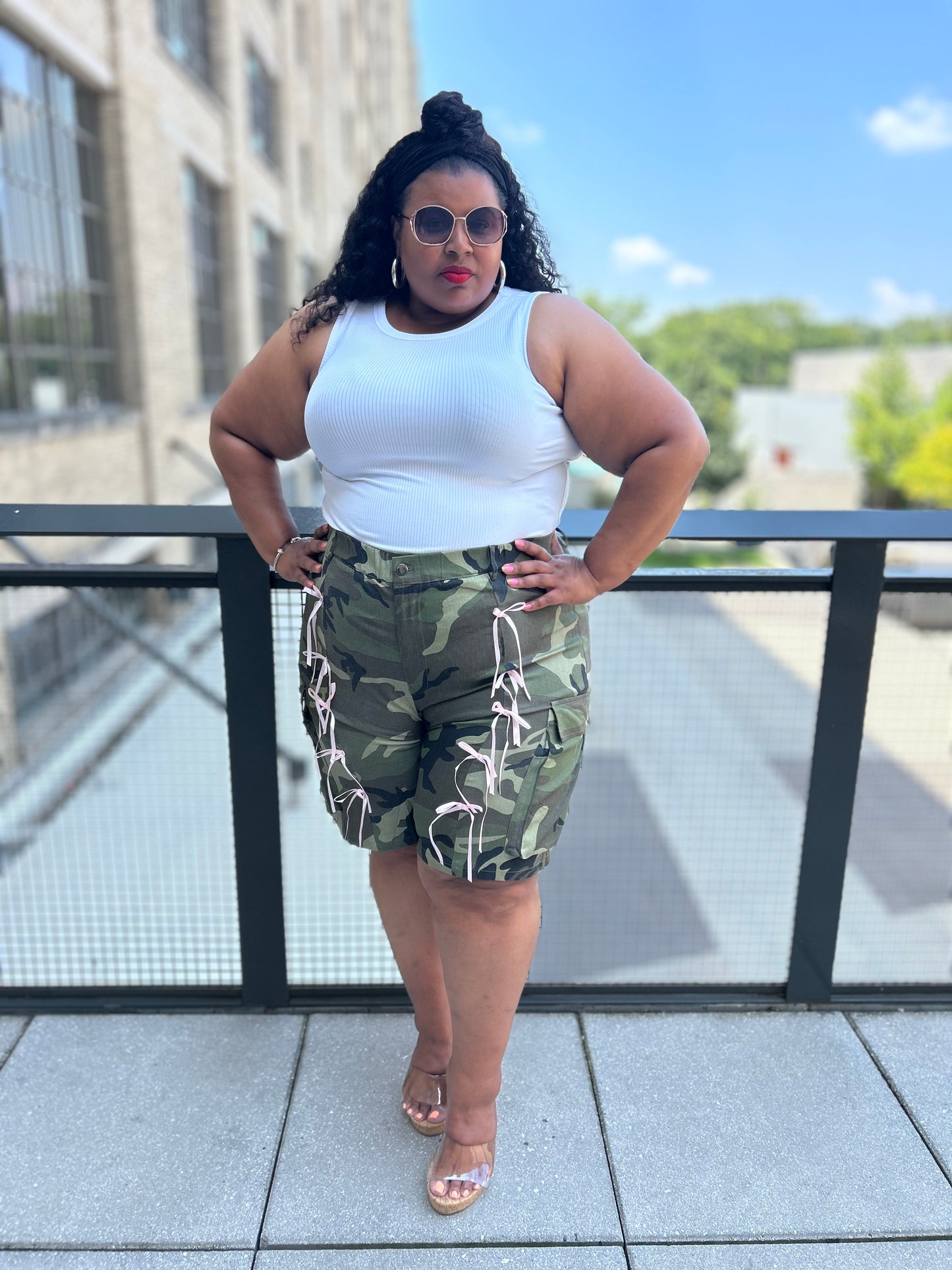 Camo Cargo Shorts