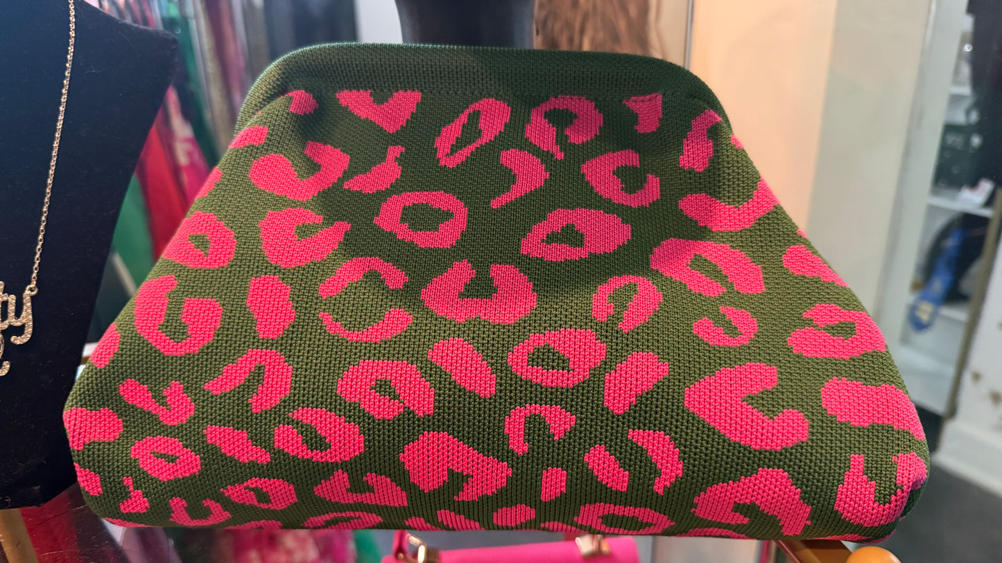 Leopard Clutch
