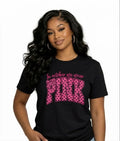 We wear pink tee